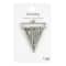 Rhodium Triangle Fringe Pendant by Bead Landing™